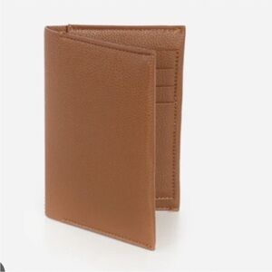 Fawn design brown passport wallet